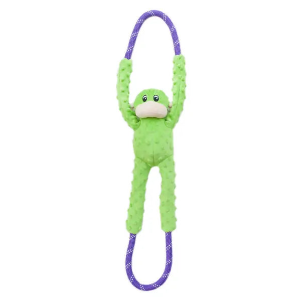 ZIPPYPAWS | Rope Tugz - Green Monkey